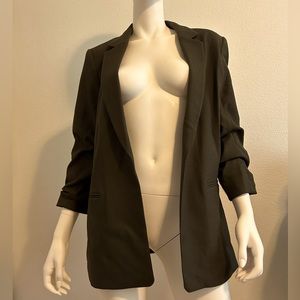 Oversized Olive Green Blazer